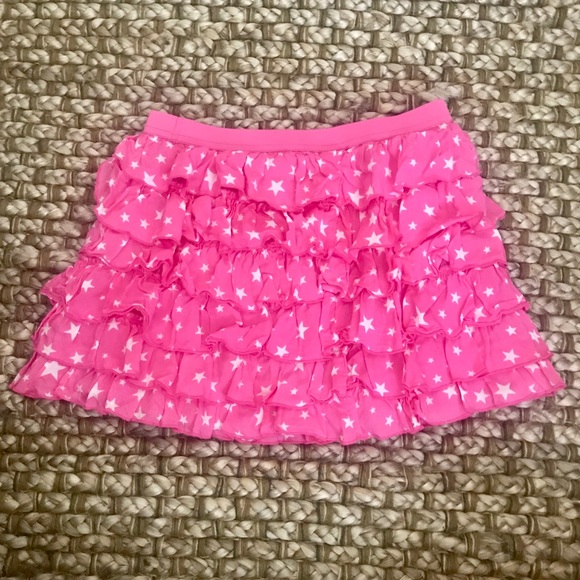 CHEROKEE Pink Ruffled Skirt with Stars - Picture 4 of 8